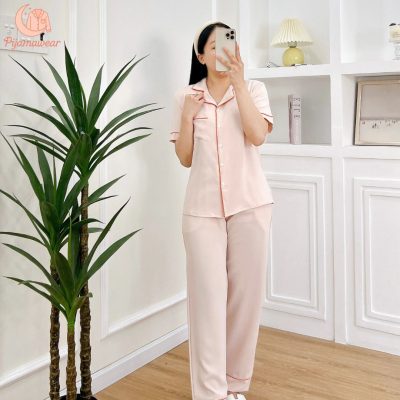 Top những mẫu đồ pijama nữ đẹp, thoải mái và hot trend 2025 Đồ pijama nữ lụa trơn màu pastel