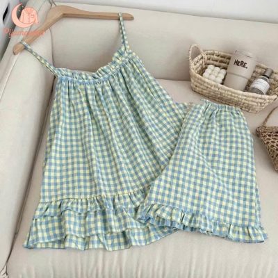 Top những mẫu đồ pijama nữ đẹp, thoải mái và hot trend 2025 Đồ pijama nữ lụa 2 dây
