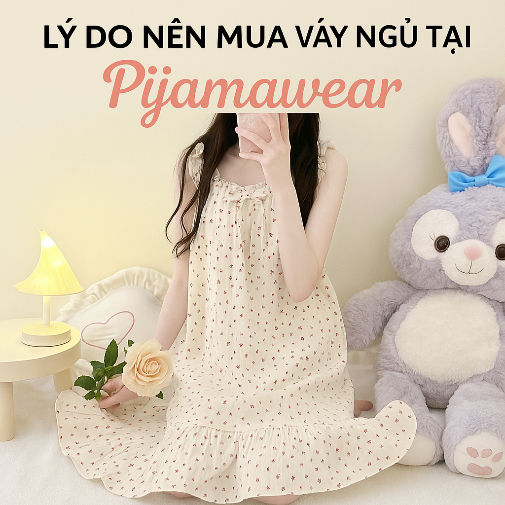 Gợi ý mua váy ngủ đẹp, mặc là mê từ Pijamawear lý do nên mua váy ngủ tại Pijamawear