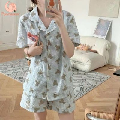 Nhắc ngay những mẫu đồ pijama đẹp khi chọn trang phục ngủ Những mẫu đồ pijama đẹp họa tiết