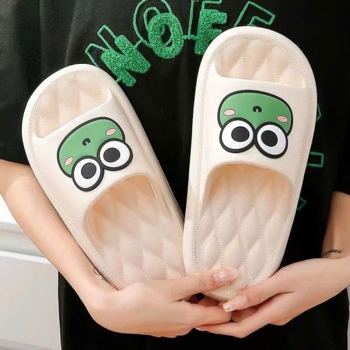 Đôi Dép Đi Trong Nhà Ếch Dễ thương, Chống Trơn Trượt Và Chống Mùi Hôi Chân Hiệu Quả