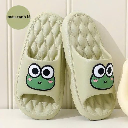 Đôi Dép Đi Trong Nhà Ếch Dễ thương, Chống Trơn Trượt Và Chống Mùi Hôi Chân Hiệu Quả