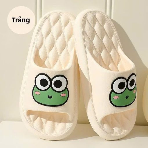 Đôi Dép Đi Trong Nhà Ếch Dễ thương, Chống Trơn Trượt Và Chống Mùi Hôi Chân Hiệu Quả