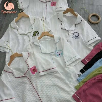 Bộ Pijama nữ cộc tay