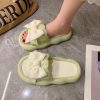 Dép Đi Trong Nhà Gắn Nơ Phong Cách Mới Mùa Hè, Đế Dày, Chống Mài Mòn