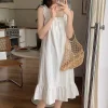 Váy Ngủ 2 Dây Ngắn Tay In Họa Tiết Phong Cách Công Chúa