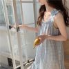 Váy Ngủ 2 Dây Ngắn Tay In Họa Tiết Phong Cách Công Chúa