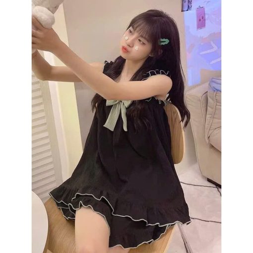 Bộ đồ ngủ pijama áo dây quần cộc