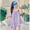 Bộ đồ ngủ pijama áo dây quần cộc