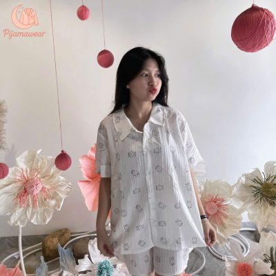 Đồ ngủ pijama thỏ – item ngọt ngào cho cô gái yêu sự dễ thương Đồ ngủ pijama cưng hết nấc