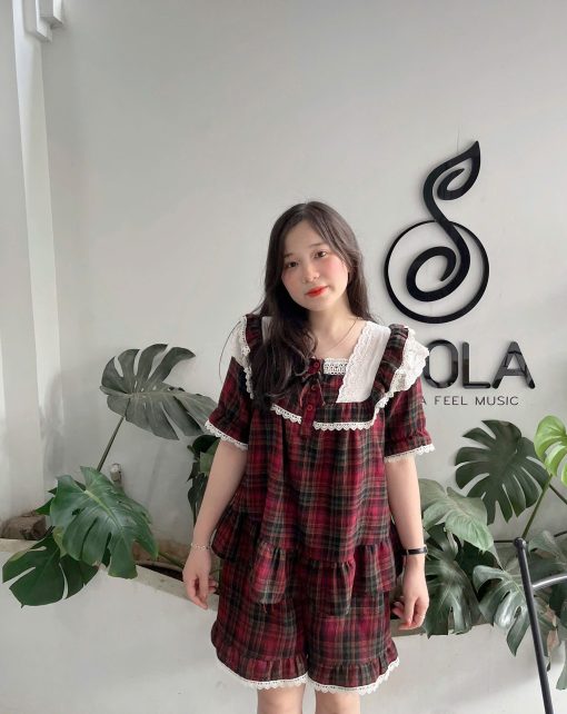 Set Pijama Cổ Bèo Tiểu Thư Chất Mềm Mát Đũi Dễ Thương