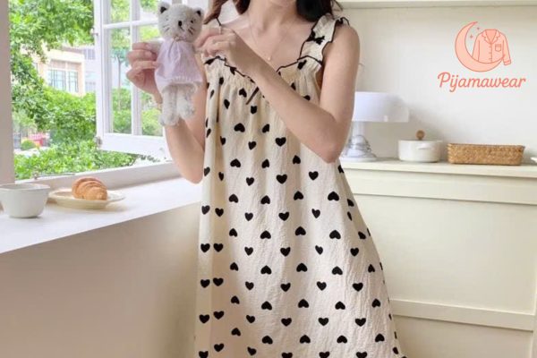 Bộ Ngủ Hai Dây Cotton - Ý Tưởng Cho Giấc Ngủ Mát Lành Bộ ngủ hai dây cotton